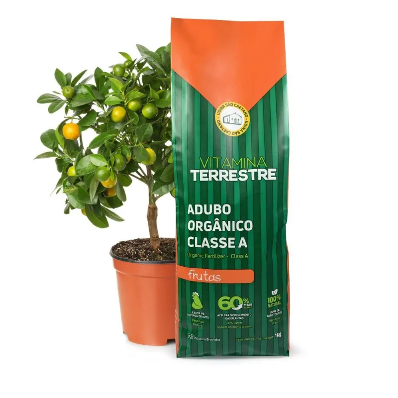 ADUBO ORGÂNICO PARA FRUTAS 1KG - VITAMINA TERRESTRE