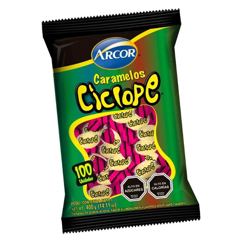 Caramelos Halloween Dos en Uno Cíclope 200 gr