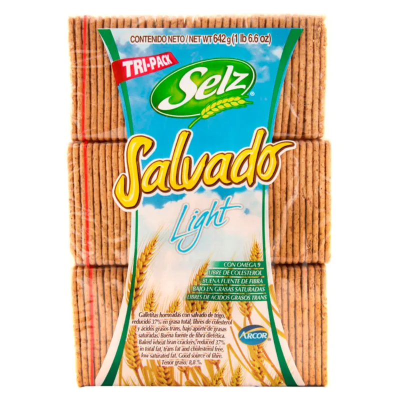 Galletas Selz Salvado Light Trip 642 g