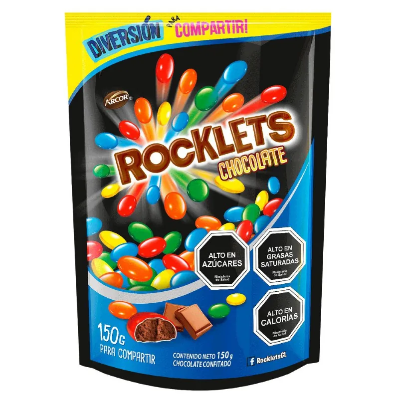 Chocolate Confitados Rocklets 150 g