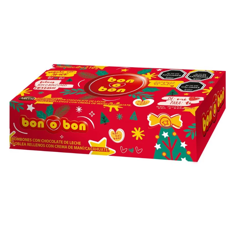 Chocolate Bon O Bon Navidad 210 g