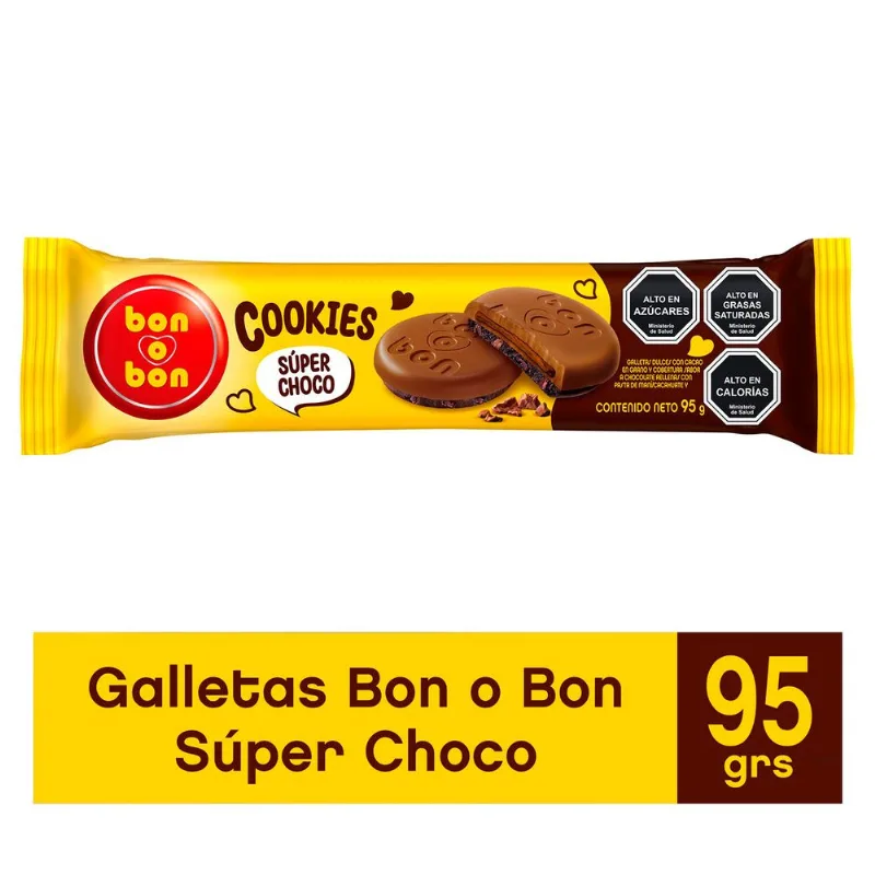 Galleta Bon O Bon Súper Choco 95 g