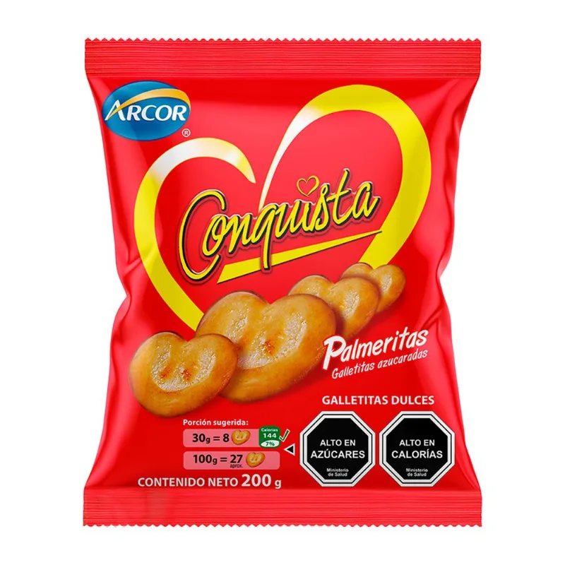 Galletas Palmeritas Conquista 200 g
