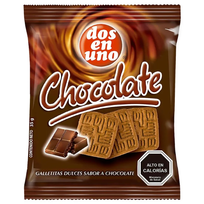 Galletas Dos en Uno Chocolate 35 g