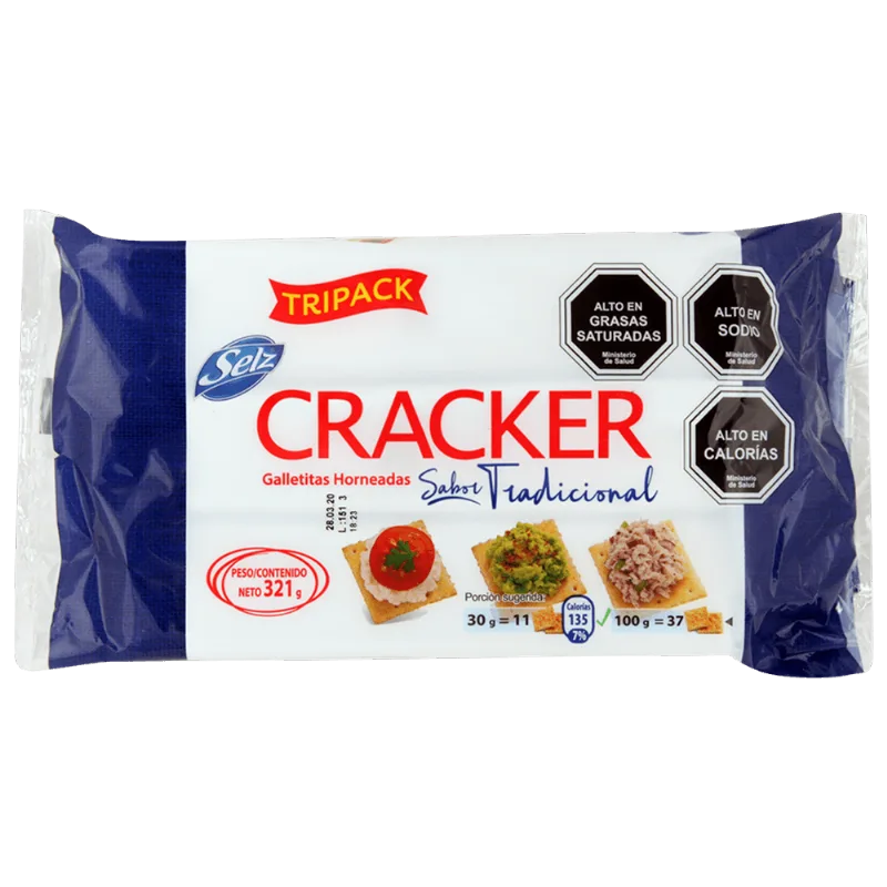 Galletas Selz Cracker Horneadas 321 G