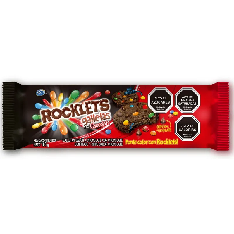 Galletas Rocklets Chocolate 165 g