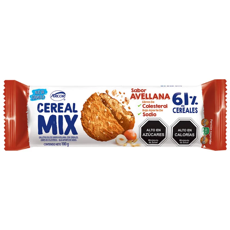 Galletas Cereal Mix Avellana 100 g