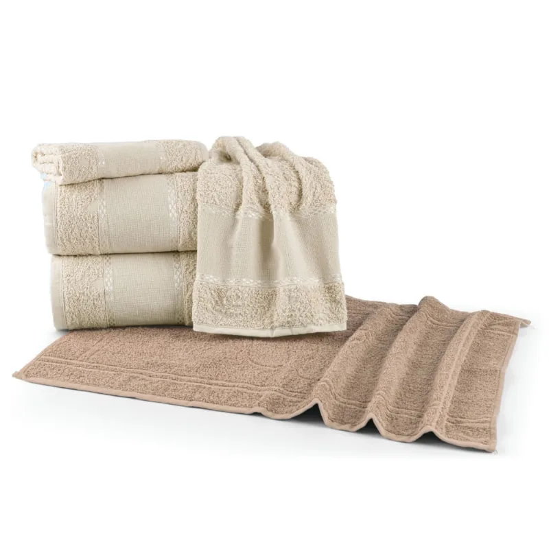 Kit de Banho Liso 5 peças Luxo com Barra Decorativa Slim Plus