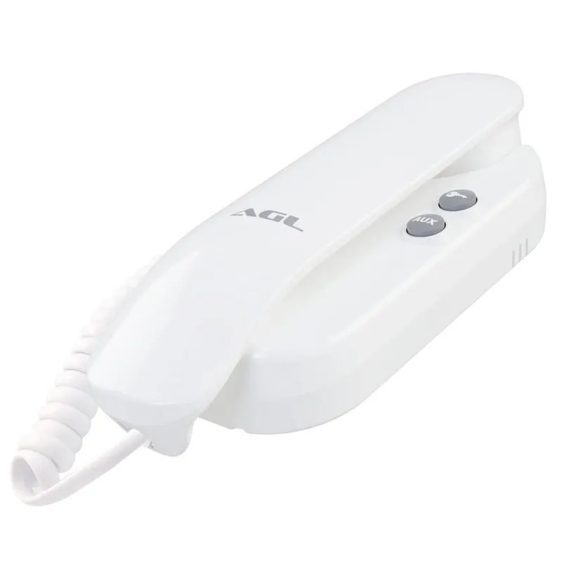 Kit 6 Monofone Interfone Porteiro Agl Universal S100 Slim