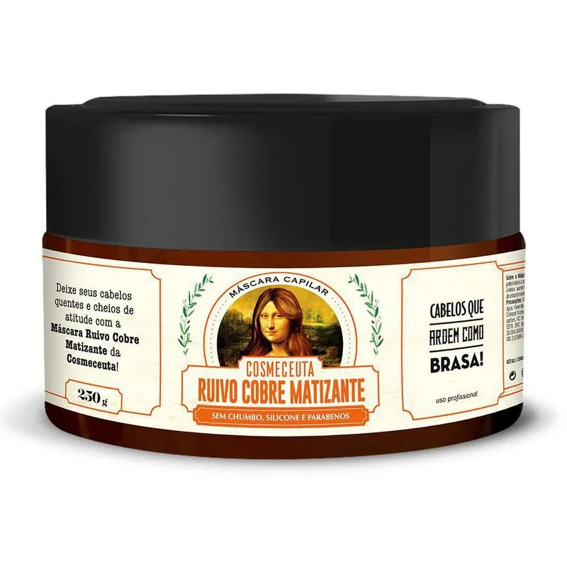 Máscara Ruivo Cobre Matizante Cosmeceuta - 250g