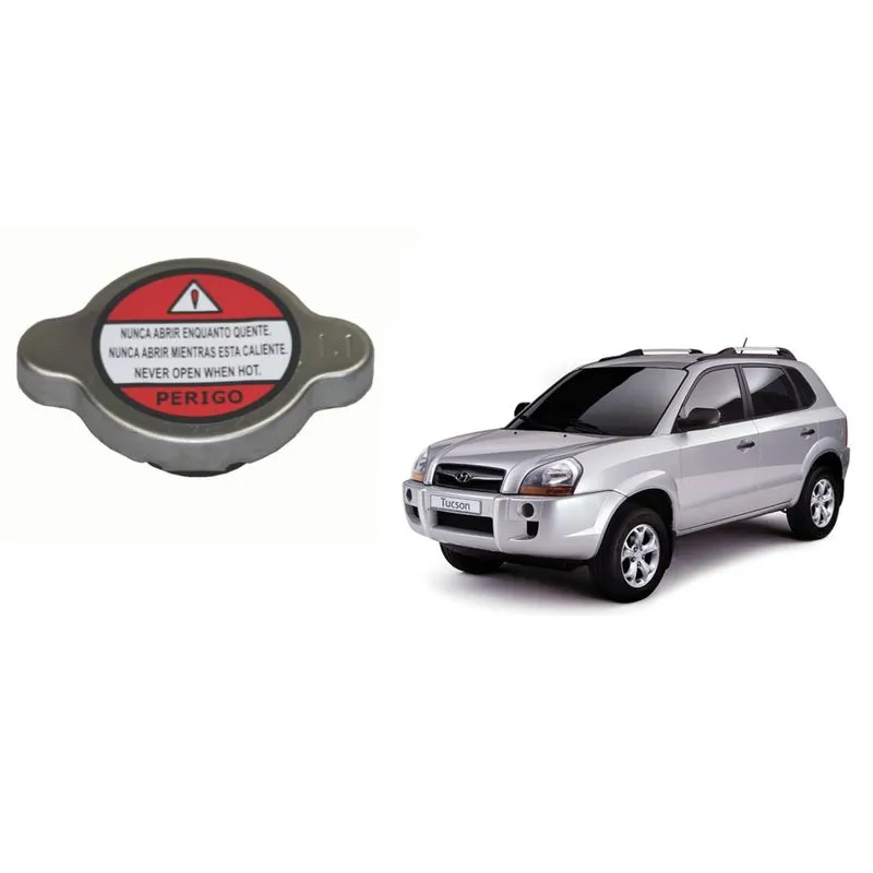 Tampa Radiador Tucson 2.7 V6 Vera Cruz 3.8 V6