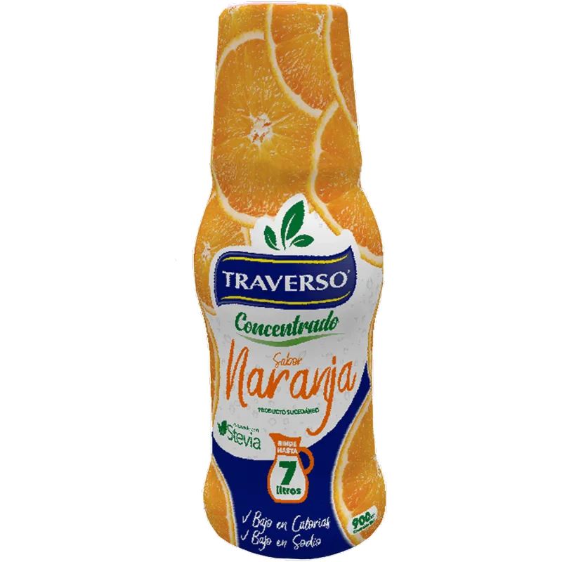 Jugo Concentrado Traverso Naranja 900 ml