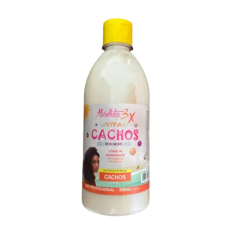 Leave-in Cabelos Cacheados Viva Cachos Sem Medo 500ml