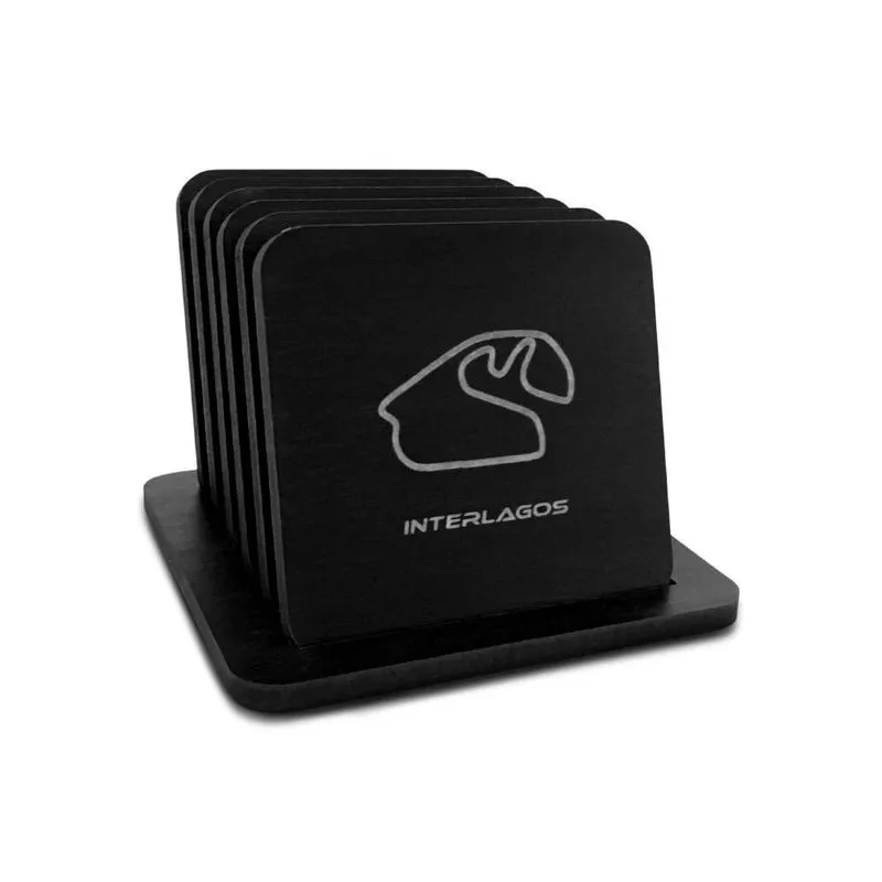 Kit 6 Porta Copos Pistas F1 Circuitos De Corrida