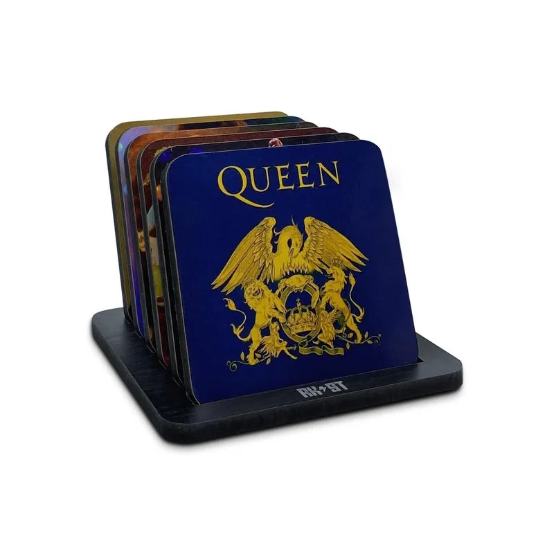 Kit Porta Copos Banda Queen Rock And Roll Imagens - Rockspot