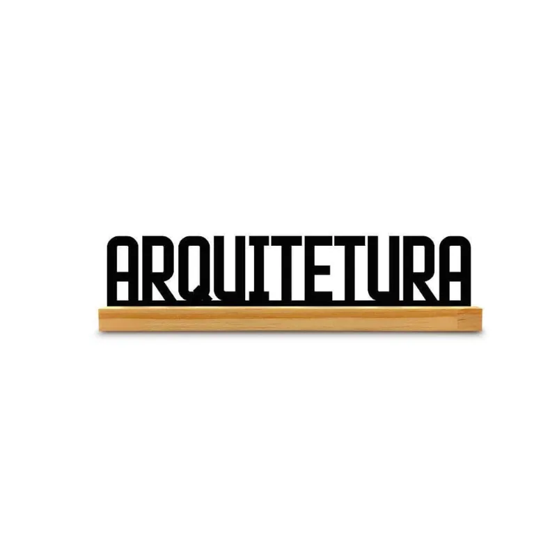 Display Pinus / Mdf - Profissão Arquitetura