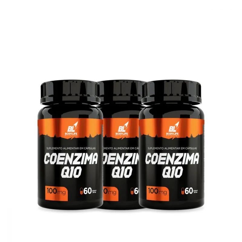 Coenzima Q10 100 Mg 60 Capsulas 500 Mg 3 Unidades