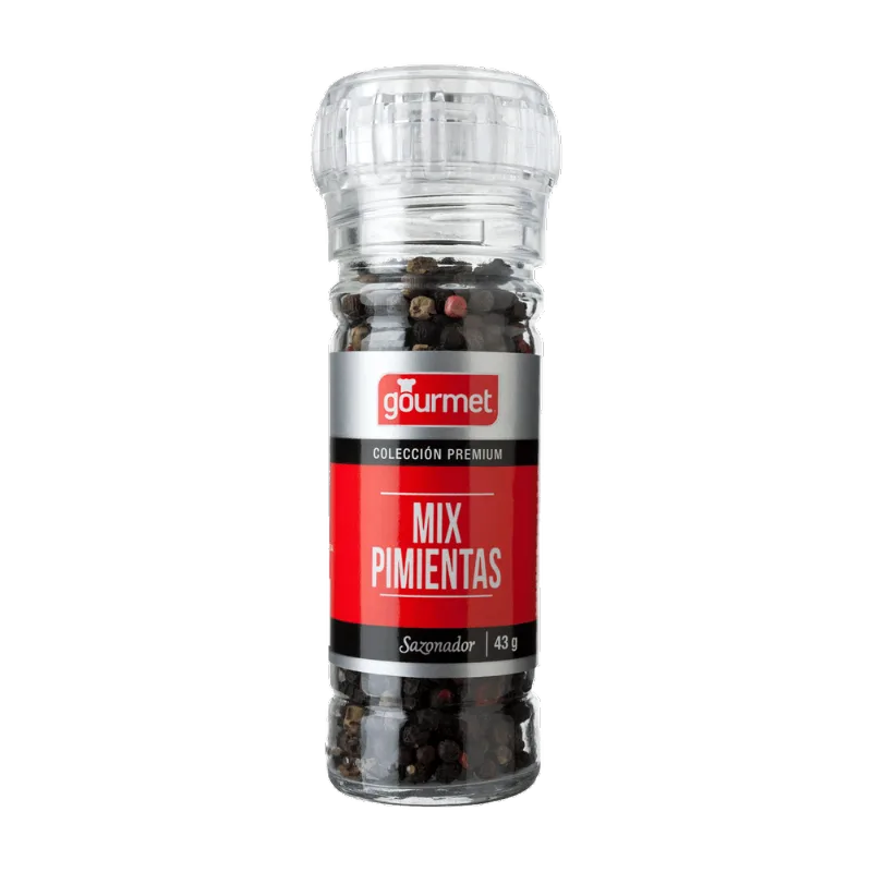 Molinillo Mix Pimientas Gourmet Premium Frasco 43 g