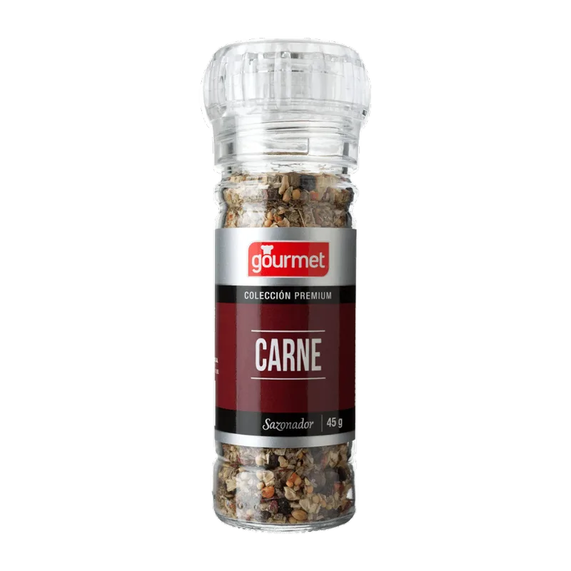Molinillo Condimento Gourmet Premium Carne Frasco 45 g
