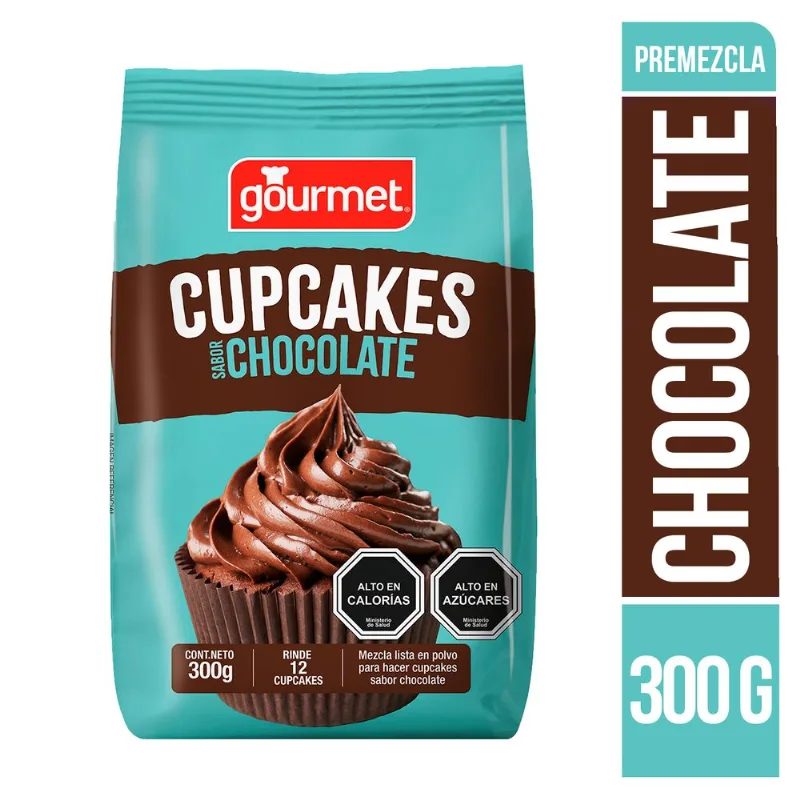 Premezcla para Cupcakes Gourmet Chocolate 300 g