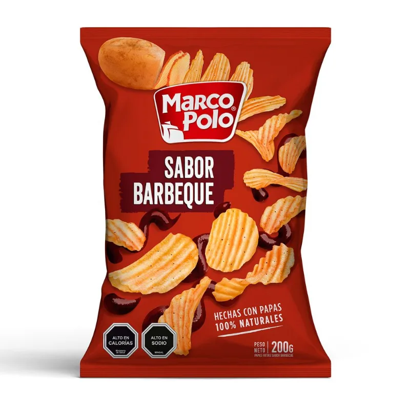 Papas Fritas Marco Polo BBQ 200 g