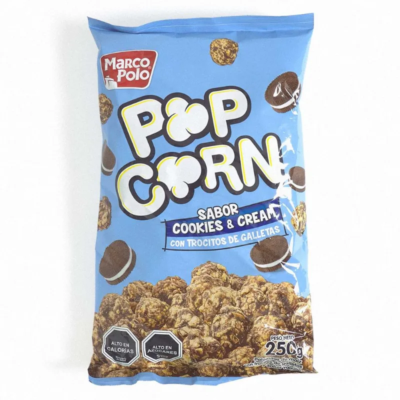 Popcorn Cookies & Cream Marco Polo 250 g