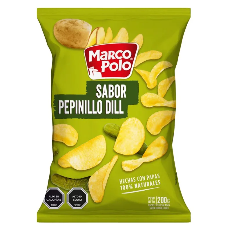Papas Fritas Marco Polo Pepinillo Dill 200 g
