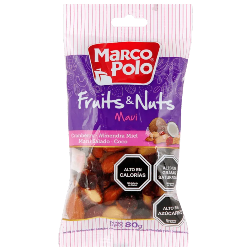 Mix Frutos Secos Marco Polo Morado 80 g