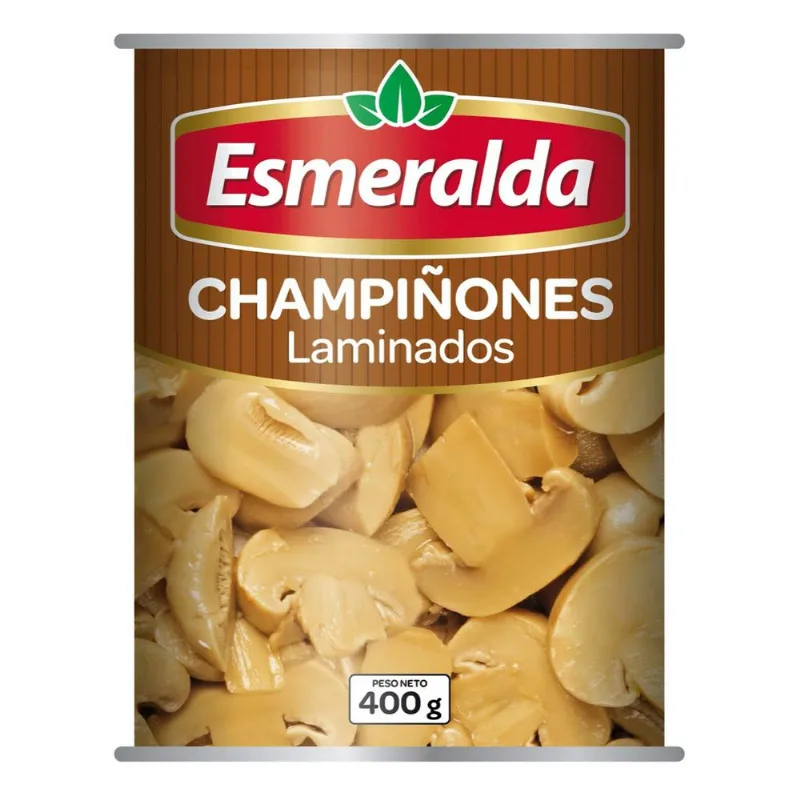 Champiñones Laminados Esmeralda 230 g drenado, 400 g neto