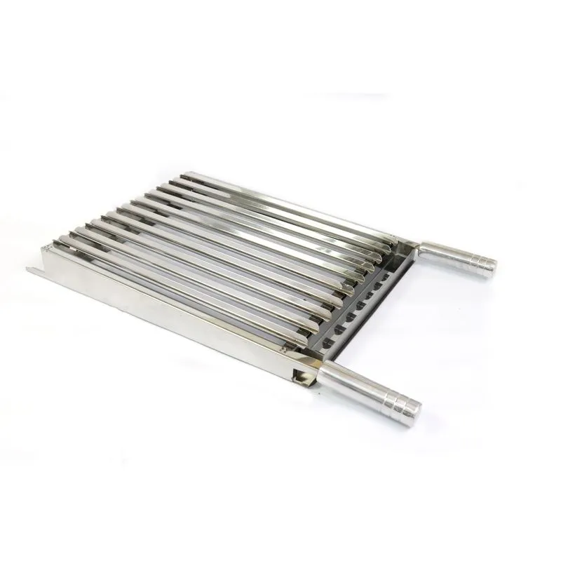 Grelha Argentina Inox 56x51 C/aba Churrasco Parrilla Gal620