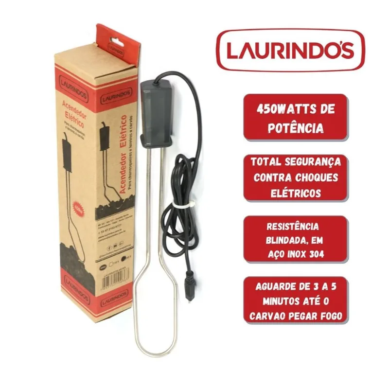 Acendedor Elétrico Para Churrasqueira Mais Rápido E Potente