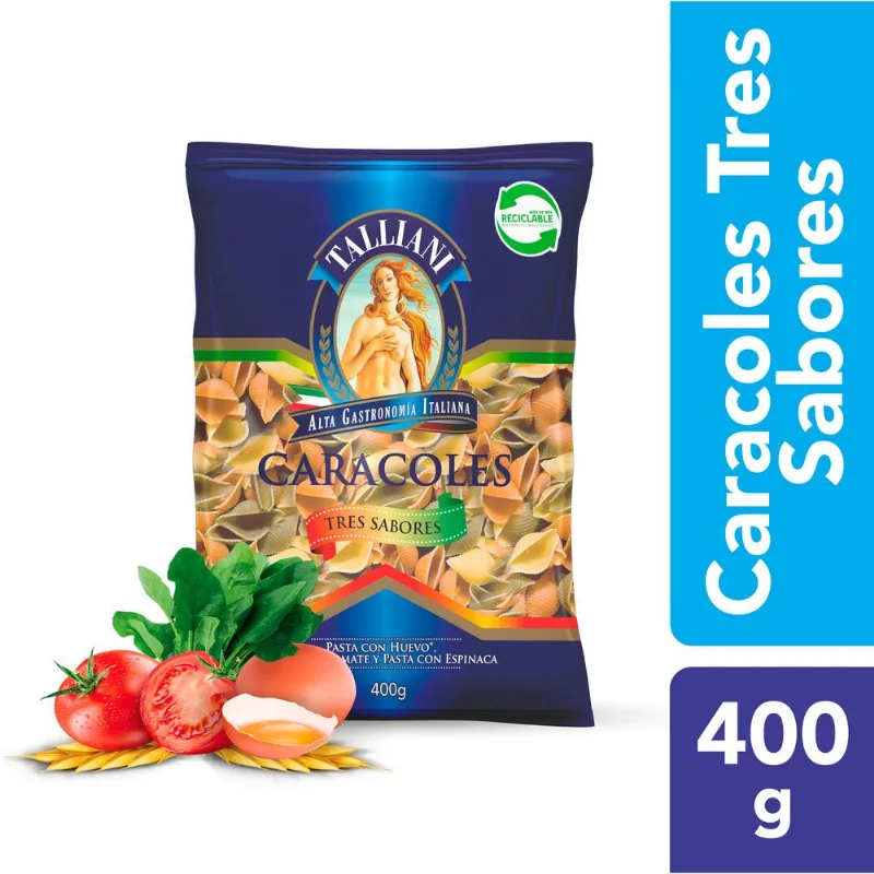 Caracoles Talliani 3 Sabores 400 g