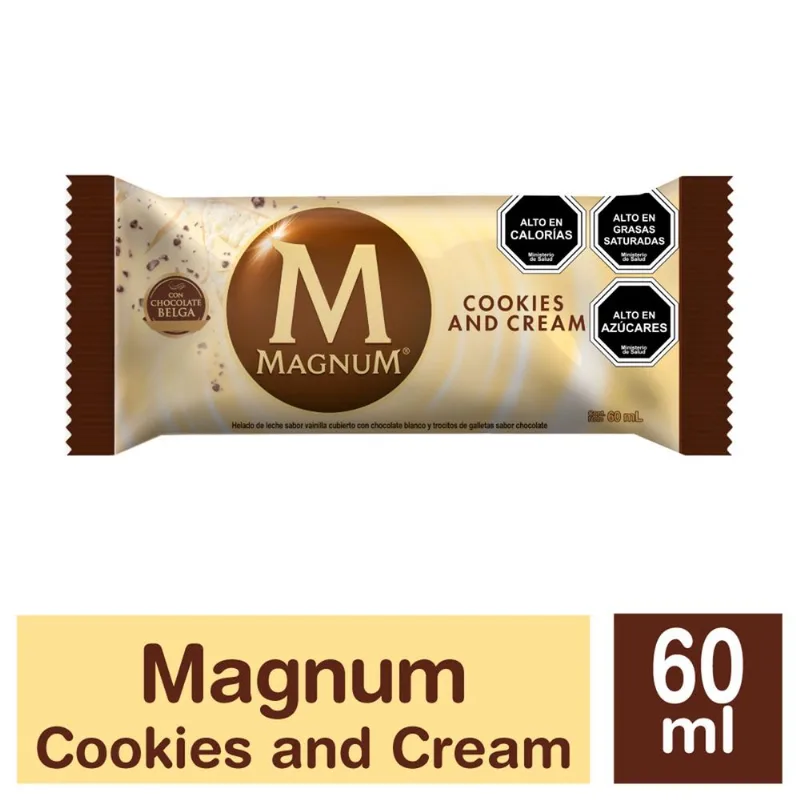 Helado Magnum Cookies & Cream 90 ml