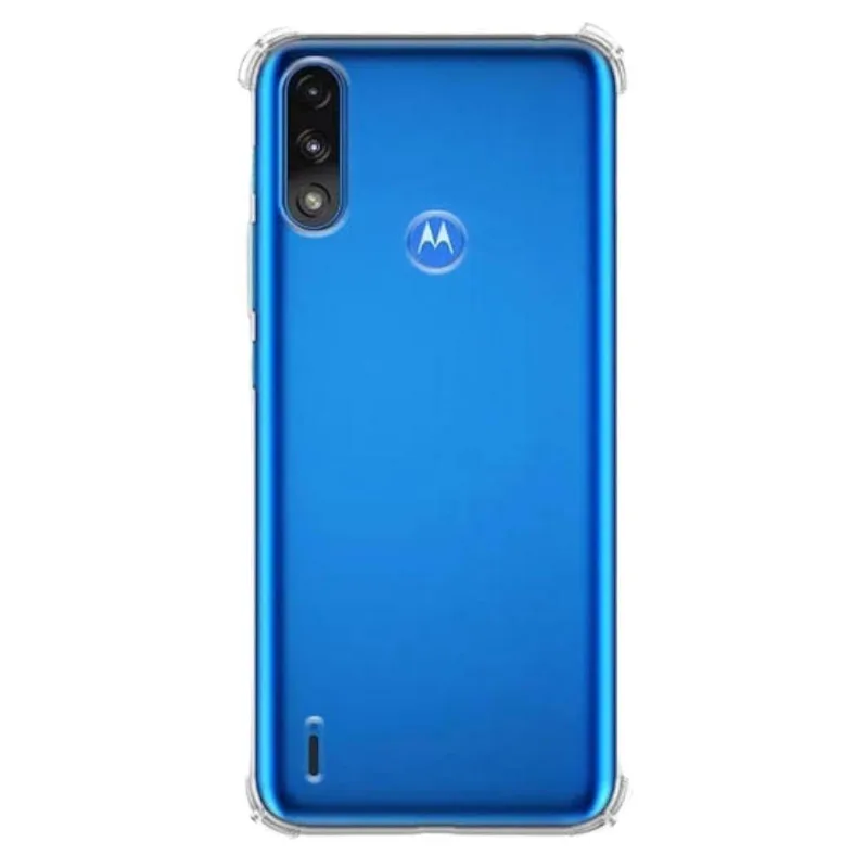 Case Flexível Transparente Para Moto E7 Power
