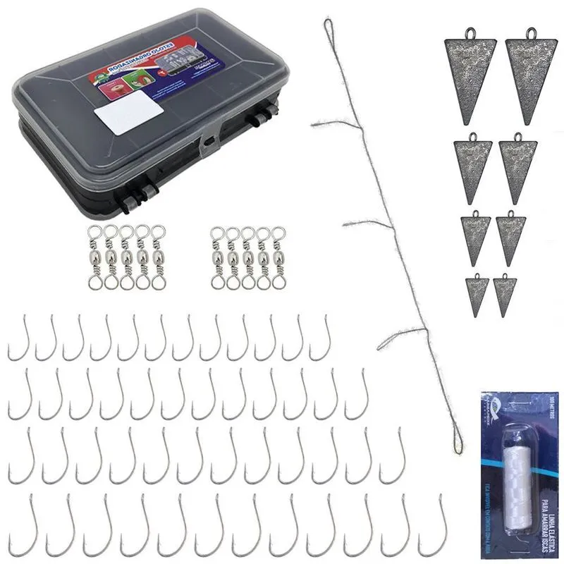 Kit Chicotinho Pesca Praia Costão Mar Completo