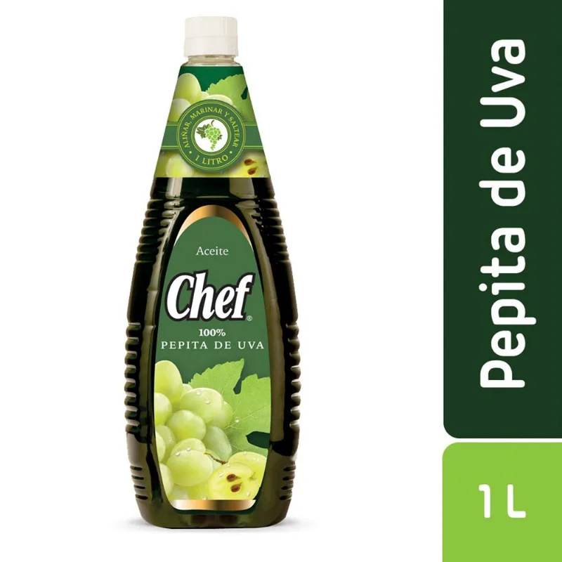 Aceite de Pepita de Uva Chef 1 L