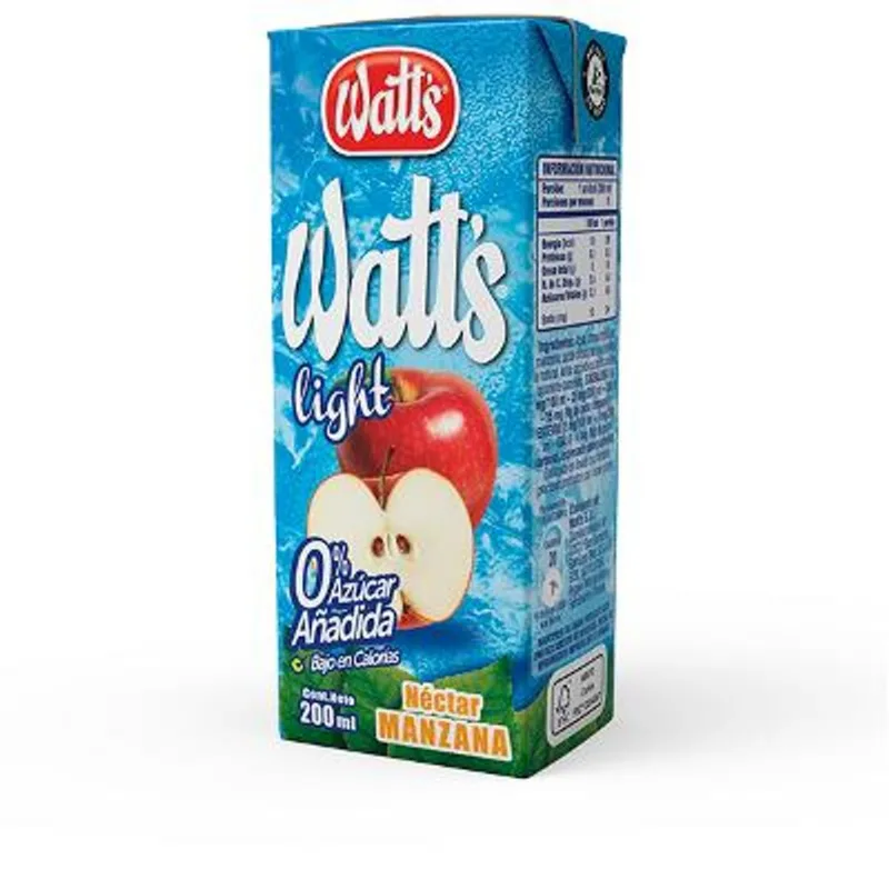 Néctar Watt's Manzana Light 200 cc