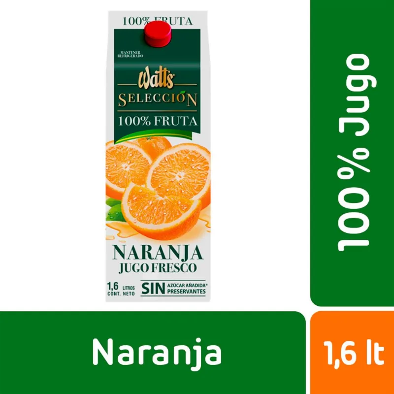 Jugo Fresco Watt's Naranja 1.6 L