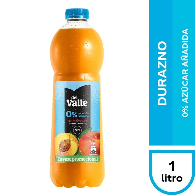 Néctar del Valle Durazno Light 1 L