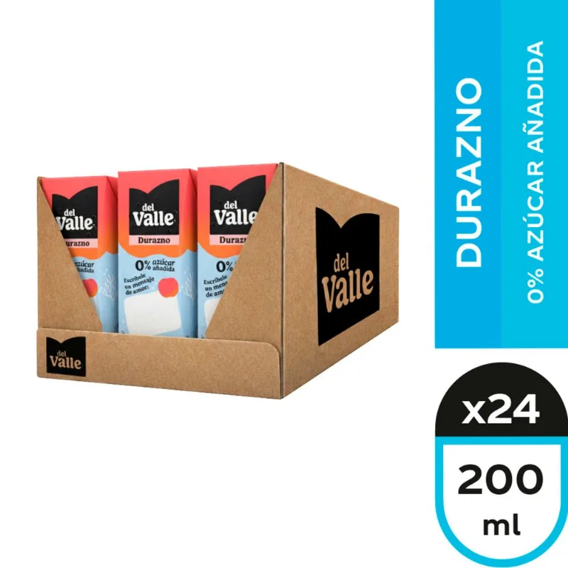 Caja 24 un. Néctar Andina Durazno Light 200 ml