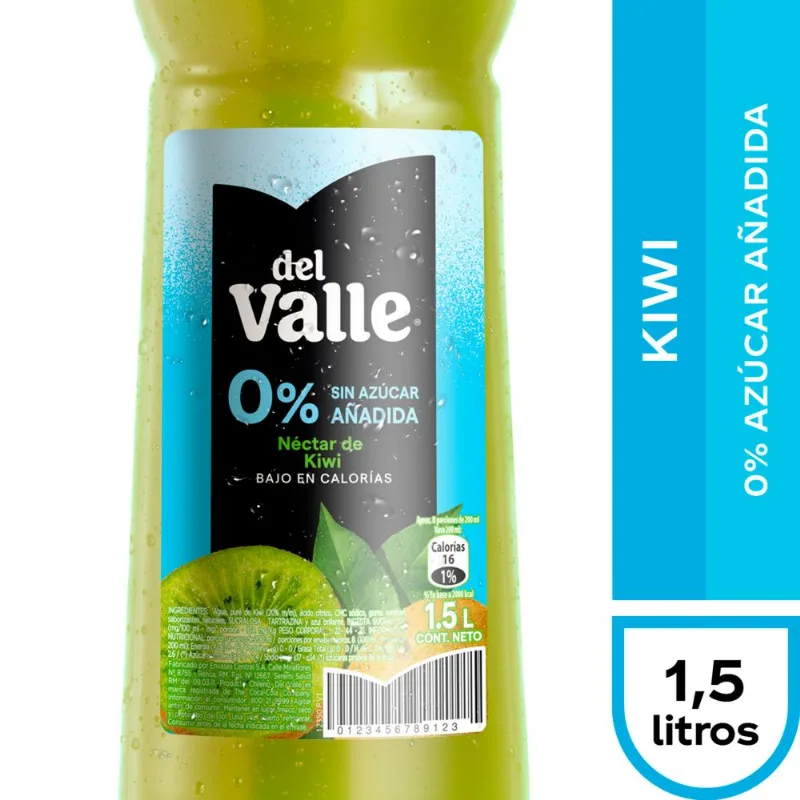 Néctar del Valle Kiwi 0% Azúcar Añadida 1.5 L