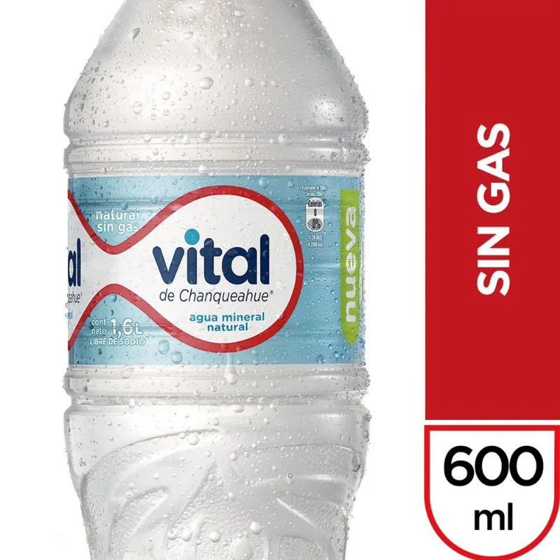 Agua Mineral Vital Sin Gas 600 ml