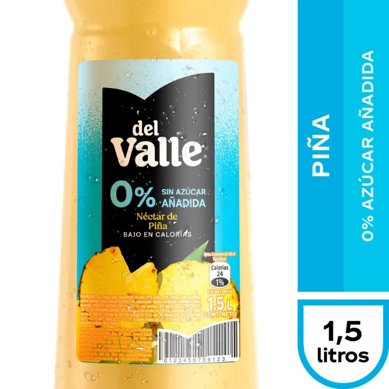 Néctar del Valle Piña 0% Azúcar Añadida 1.5 L