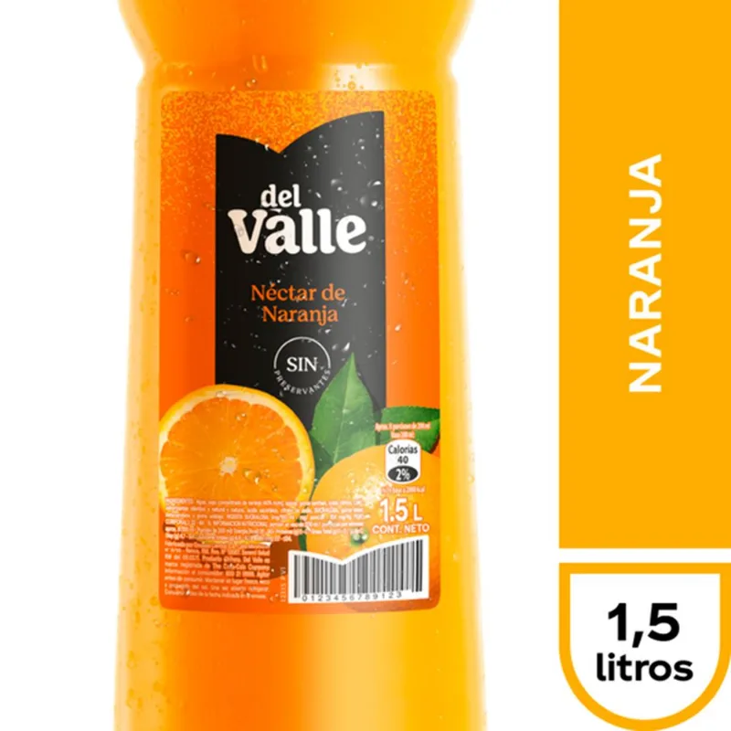 Néctar del Valle Naranja 1.5 L