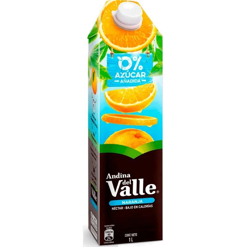 Néctar Andina Naranja 0% Azúcar Añadida 1 L