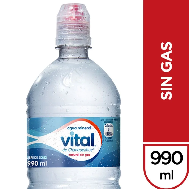 Agua Mineral Vital Sin Gas 990 ml