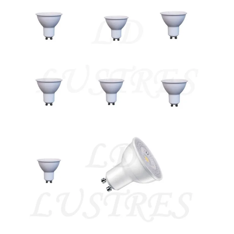 Kit 08 Lâmpadas GU10 Branco Frio