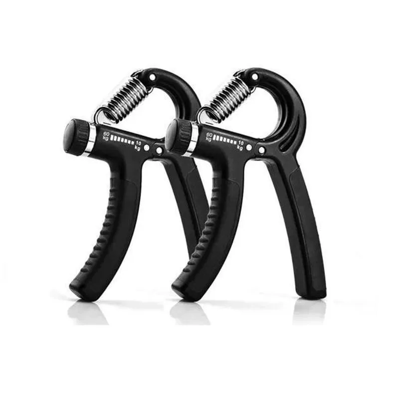 Kit 2 Hand Grip Fitness Com Ajuste De Intensidade 10-60kg