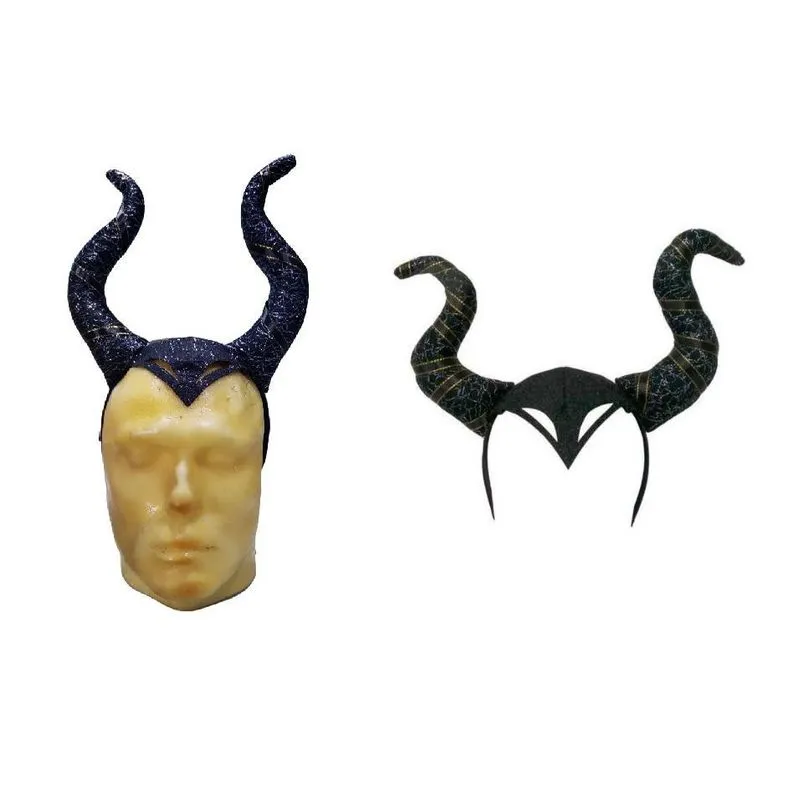 Arco Tiara Chifre Malévola Cosplay Fantasia Halloween Carnaval