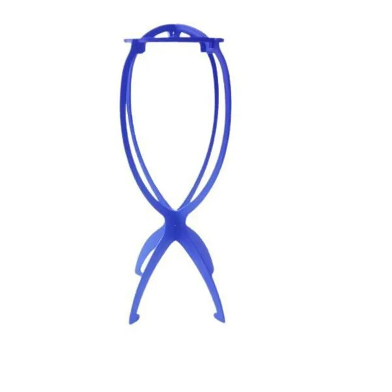Suporte Roxo De Plástico Para Peruca